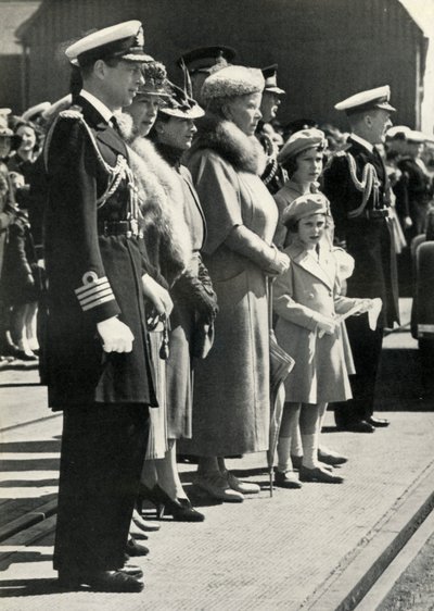 Königin Mary bricht auf, um Kanada zu besuchen, 1939 von Unbekannt