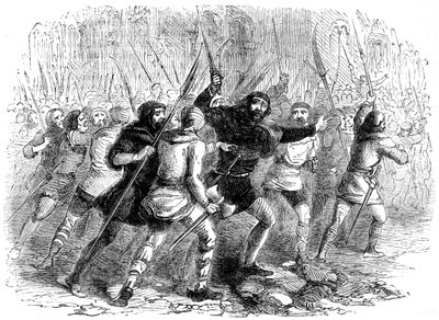 Aufstand der Bürger von London gegen Matilda, 1141 von Unbekannt