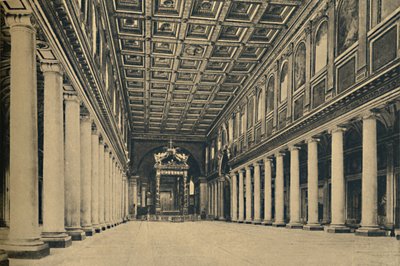 Roma - S. Maria Maggiore. Hauptschiff, 1910 von Unbekannt