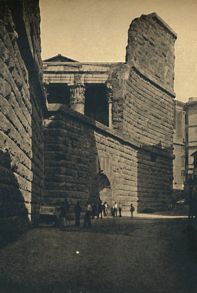 Roma - Mauer des Forums des Augustus, 1910 von Unbekannt