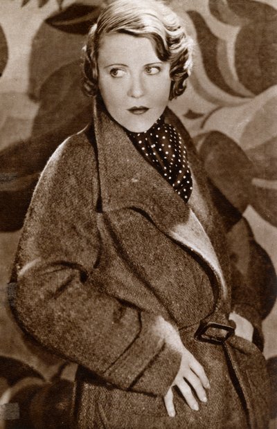 Ruth Chatterton, amerikanische Schauspielerin, 1933 von Unbekannt