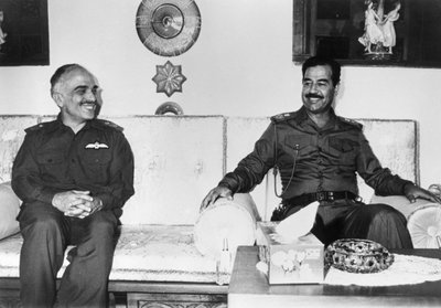 Saddam Hussein und König Hussein von Jordanien, Irak von Unbekannt