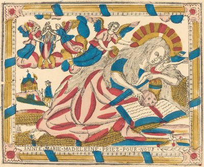 Heilige Maria Magdalena, bitte für uns, um 1820 von Unbekannt