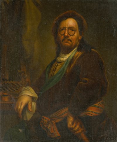 Selbstbildnis (Kopie von J. Kupecký) von Unbekannt