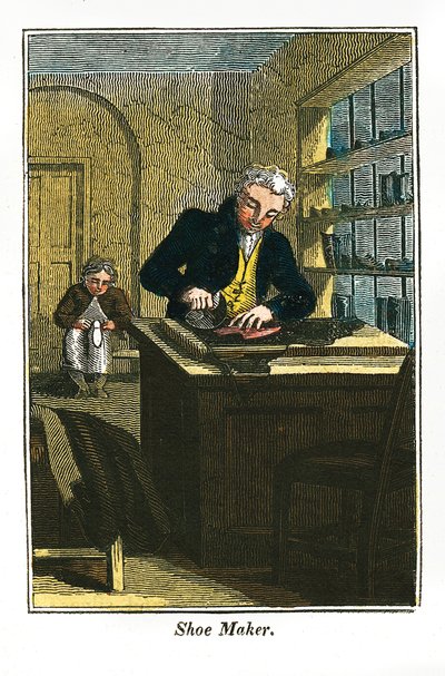 Schuhmacher, 1823 von Unbekannt