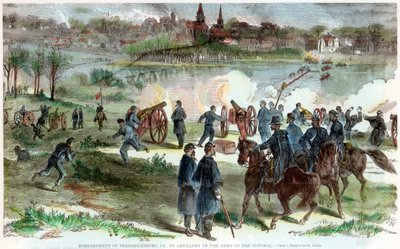 Belagerung von Fredericksburg, Virginia, Amerikanischer Bürgerkrieg, ca. 1864-1865 von Unbekannt