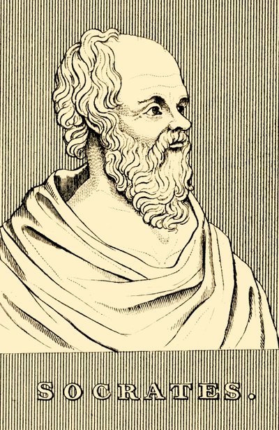 Sokrates, ca. 470-399 v. Chr., 1830 von Unbekannt