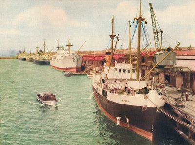 South Wharf, Fremantle, um 1947 von Unbekannt