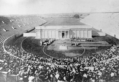 Stadion, Harvard University, Cambridge, Massachusetts, USA, frühes 20. Jahrhundert von Unbekannt