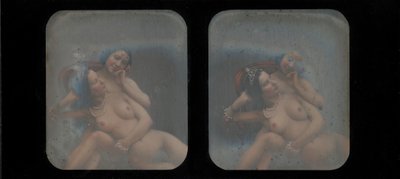 [Stereografische Ansicht von zwei nackten Frauen] von Unbekannt