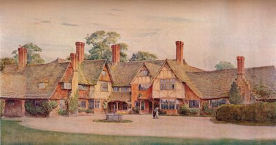 Stoke Barn, Fulmer, Bucks. Gerald Unsworth & Inigo Triggs, Architekten, 1914 von Unbekannt