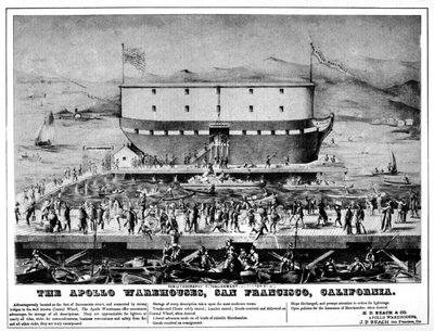 Die Apollo-Lagerhäuser, San Francisco, Kalifornien von Unbekannt