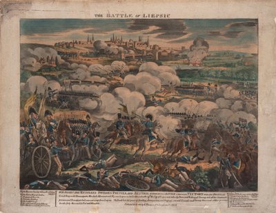 Die Schlacht von Leipzig von Unbekannt