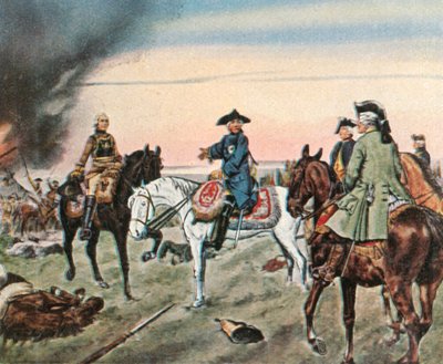 Die Schlacht von Zorndorf, 25. August 1758, 1936 von Unbekannt