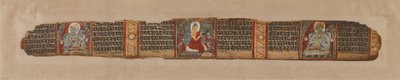 Der Buddha verteilt Honig, aus einem Prajnaparamita-Manuskript, 12. Jahrhundert von Unbekannt
