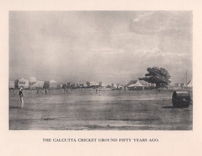 Der Cricketplatz von Kalkutta, Indien, 1861 1912 von Unbekannt