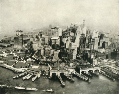 Die Stadt New York aus der Luft gesehen, 1936 von Unbekannt