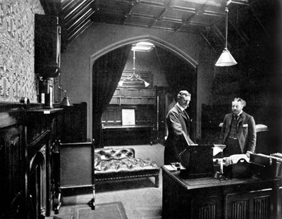 Das Büro des stellvertretenden Sprechers, House of Commons, Westminster, London, ca. 1905 von Unbekannt