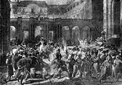 Der Herzog von Orleans verlässt den Königspalast, Paris, 31. Juli 1830 von Unbekannt