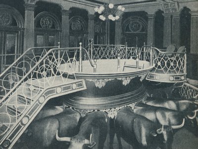 Das Taufbecken persönlich oder durch Stellvertreter, um 1935 von Unbekannt