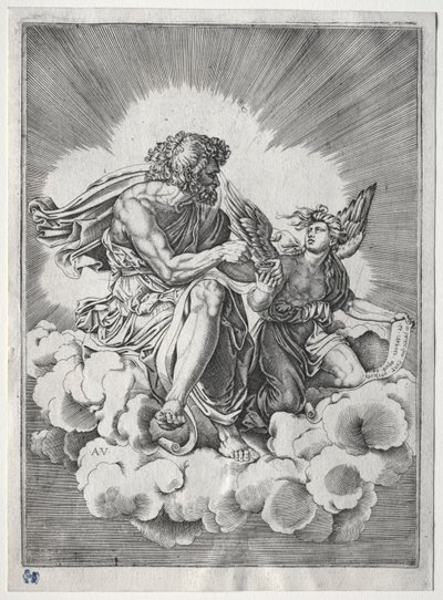 Die vier Evangelisten: St. Matthäus, ca. 1518 von Unbekannt