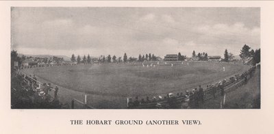 Der Hobart Cricket Ground, Tasmanien, Australien, 1912 von Unbekannt