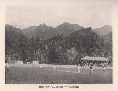 Der Levuka Cricket Ground, Fidschi, 1912 von Unbekannt