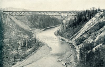Die höchste Brücke östlich der Rocky Mountains, 1922 von Unbekannt