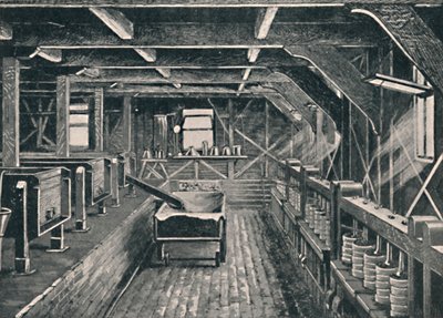 Die Longford-Käserei, Derbyshire, ca. 1881, 1904 von Unbekannt