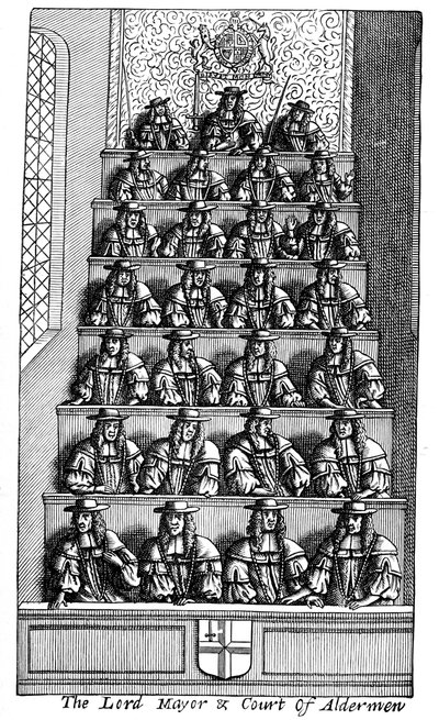 Der Lord Mayor und das Gericht der Aldermen, London von Unbekannt