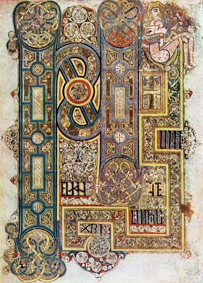 Die Anfangsworte des Markus-Evangeliums, 800 n. Chr., 20. Jahrhundert von Unbekannt