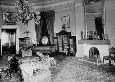 Das ovale Wohnzimmer im Weißen Haus, Washington DC, USA, 1908 von Unbekannt
