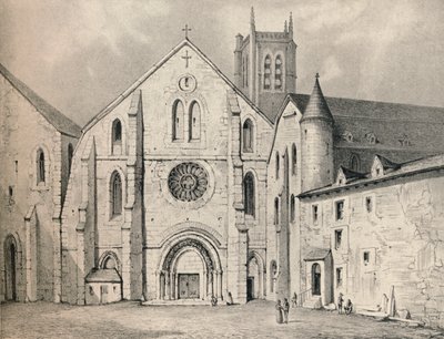 Das Portal der Abtei von St. Genevieve von Unbekannt