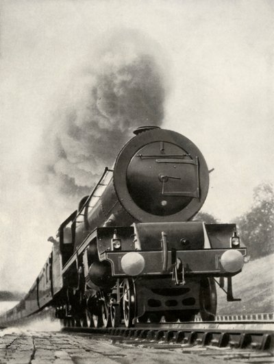 Die Princess Royal, eine 4-6-2 Typ Schnellzuglokomotive im L.M.S. System, 1935 von Unbekannt