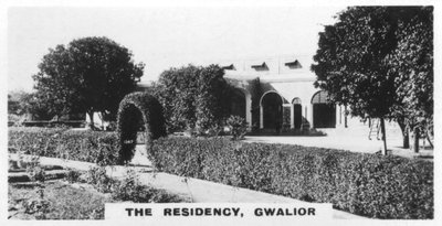 Die Residenz, Gwalior, Madhya Pradesh, Indien, ca. 1925 von Unbekannt
