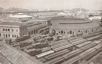 Der Rio de Janeiro Endbahnhof der Zentralbahn von Brasilien, 1914 von Unbekannt