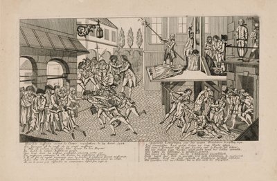 Die Septembermassaker von 1792. Der Tod der Prinzessin de Lamballe von Unbekannt