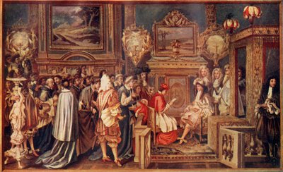 Der Sonnenkönig Ludwig XIV. von Frankreich mit seinem brillanten Hof von Unbekannt