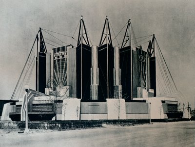 Das Reise- und Transportgebäude, 1932-1933 von Unbekannt