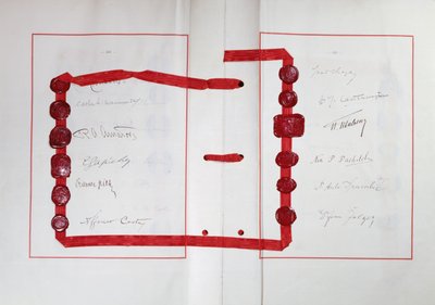 Der Vertrag von Trianon von Unbekannt