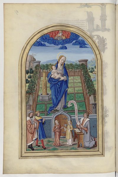 Die Jungfrau Maria. Aus: Chants royaux en l
