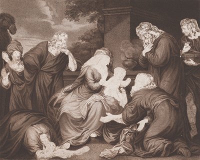 Das Opfer der Weisen, 1788 von Unbekannt