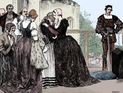 Die Hinrichtung von Anne Boleyn, 1536 von Unbekannt