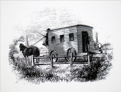 Der erste von George Stephenson gebaute Personenwagen von Unbekannt