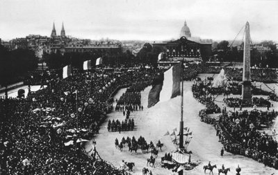 Die große Siegesparade, Paris, Frankreich, 14. Juli 1919 von Unbekannt