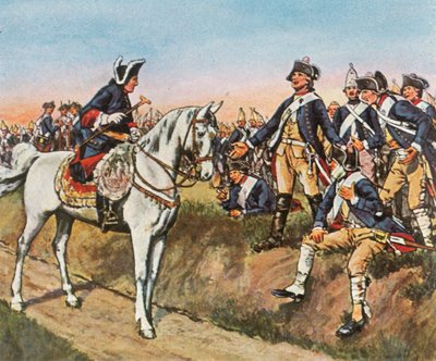 Der Morgen nach dem Angriff bei Hochkirch, 14. Oktober 1758, 1936 von Unbekannt