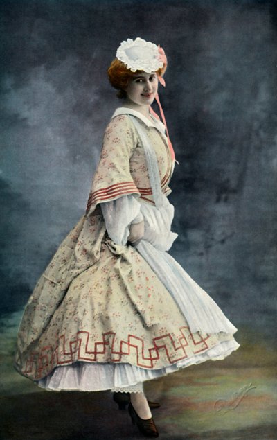 Theatre Des Varietes. La Chauve-Souris. Arlette. - Mlle. Jeanne Saulier, 1904 von Unbekannt