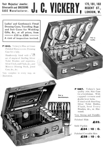 Ihre Majestäten Juwelier, Silberschmied und Dressing Case Hersteller - J. C. Vickery von Unbekannt