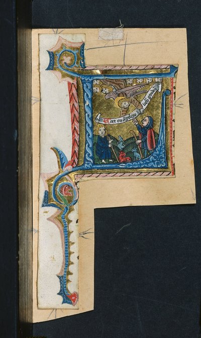 Drei Ausschnitte aus einem Missale, ca. 1470-1500 von Unbekannt