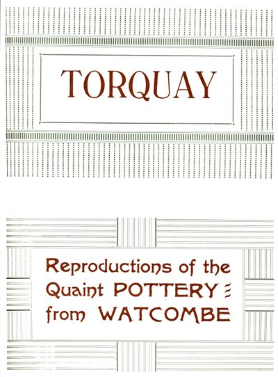 Torquay - Reproduktionen der altmodischen Keramik aus Watcombe von Unbekannt